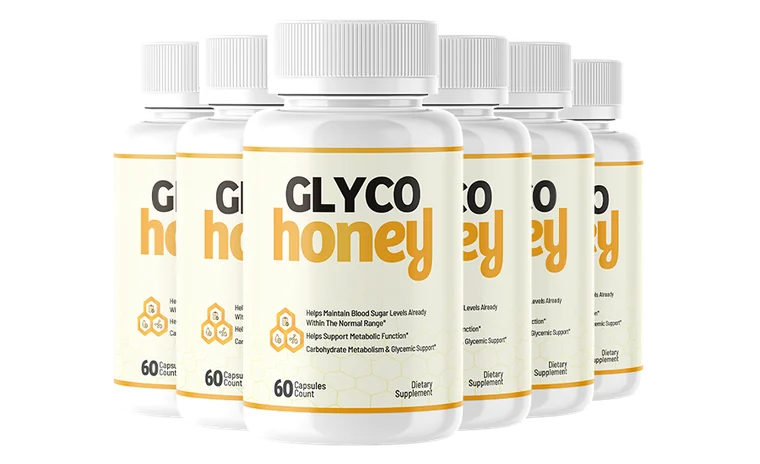 Glyco Honey six-bottle pack